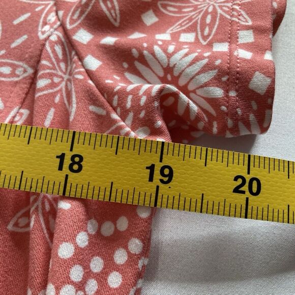 Cuddl Duds Flexwear Women’s Peach Boho Print Maxi Dress Size‎ L Loungewear - Picture 4 of 11